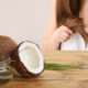 coconut oil for tangled hair