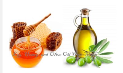 Egg, Honey, and Olive Oil Hair Mask