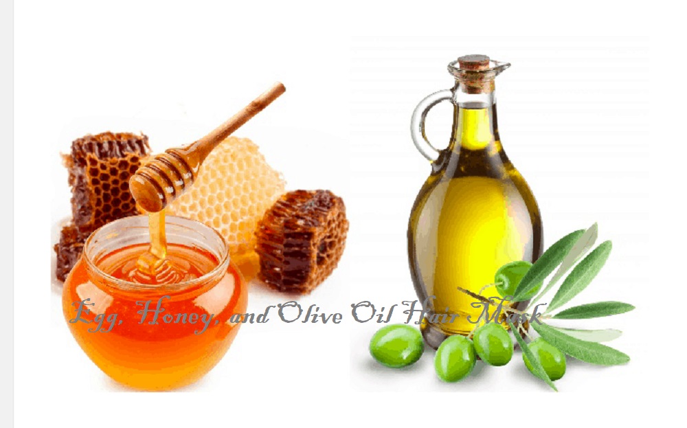 Egg, Honey, and Olive Oil Hair Mask